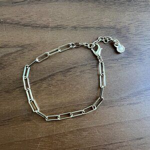 BaubleBar Small Gold Plated Hera Bracelet